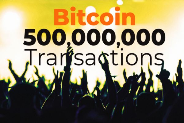 500,000,000 Bitcoin transactions